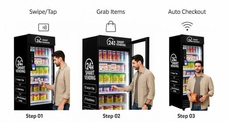 AI Smart Vending Machine 245-Capacity with Contactless Payment